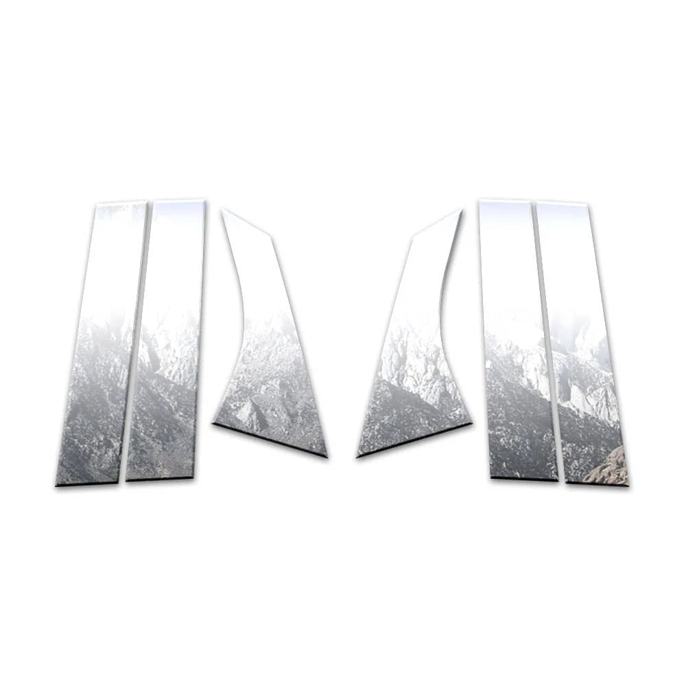 Diamond Grade 6pc Stainless Steel Pillar Post Covers for 2012-2024 Ford Focus