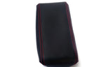 Center Console Armrest Cover for Mazda Miata (1990–1997) Red Stitch