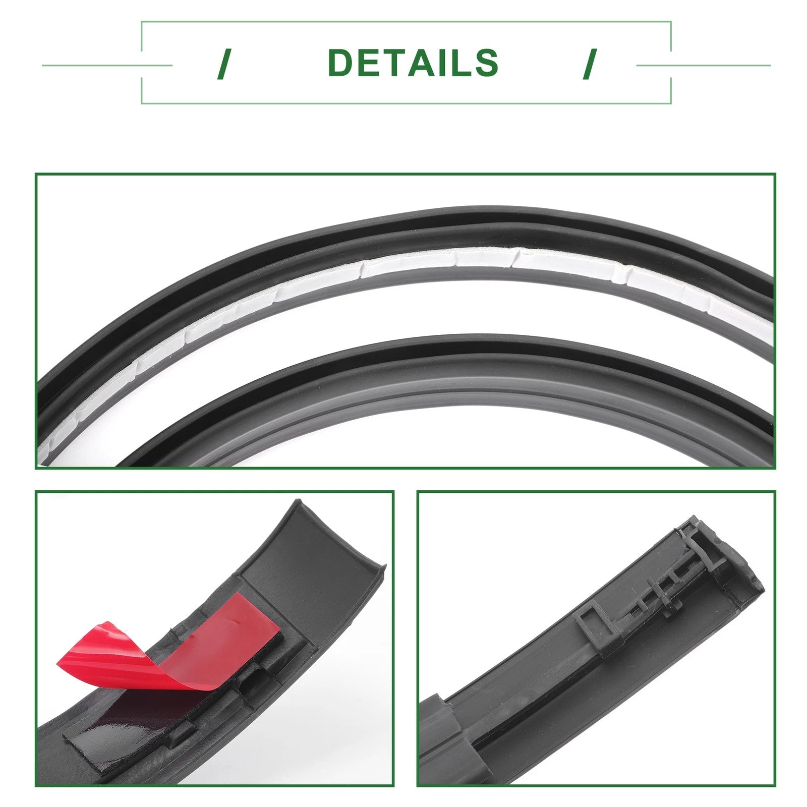 Left Roof Sealing Strip Sunroof Trim No. 7555204063 for Toyota Tacoma (2016–2023)