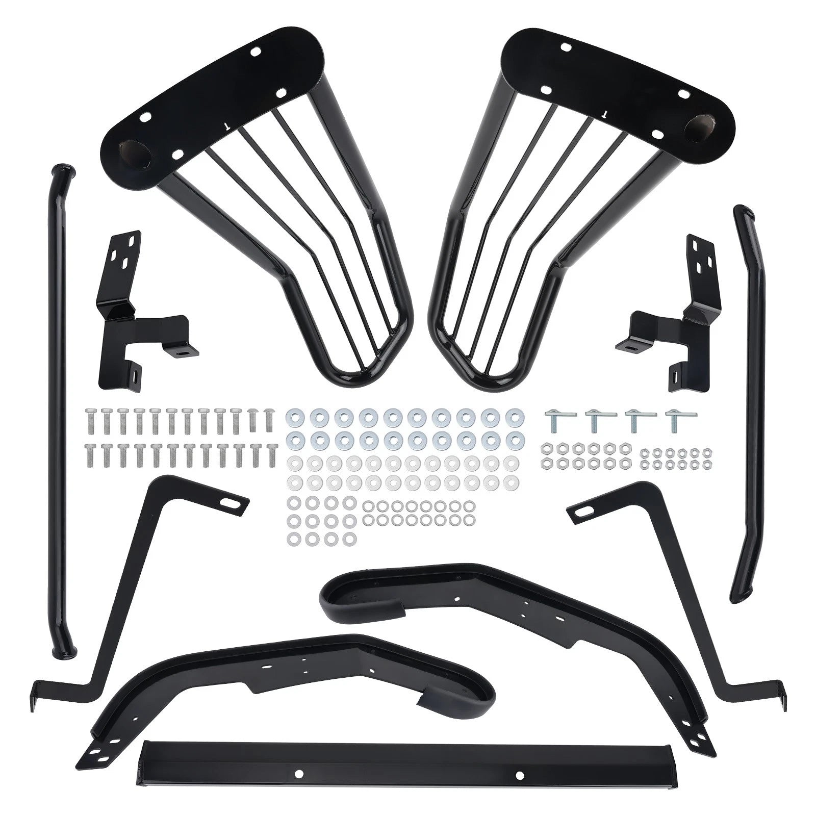 Bumper Brush Grill Guard for Toyota Tacoma (2016–2023) - Black Powder Coated