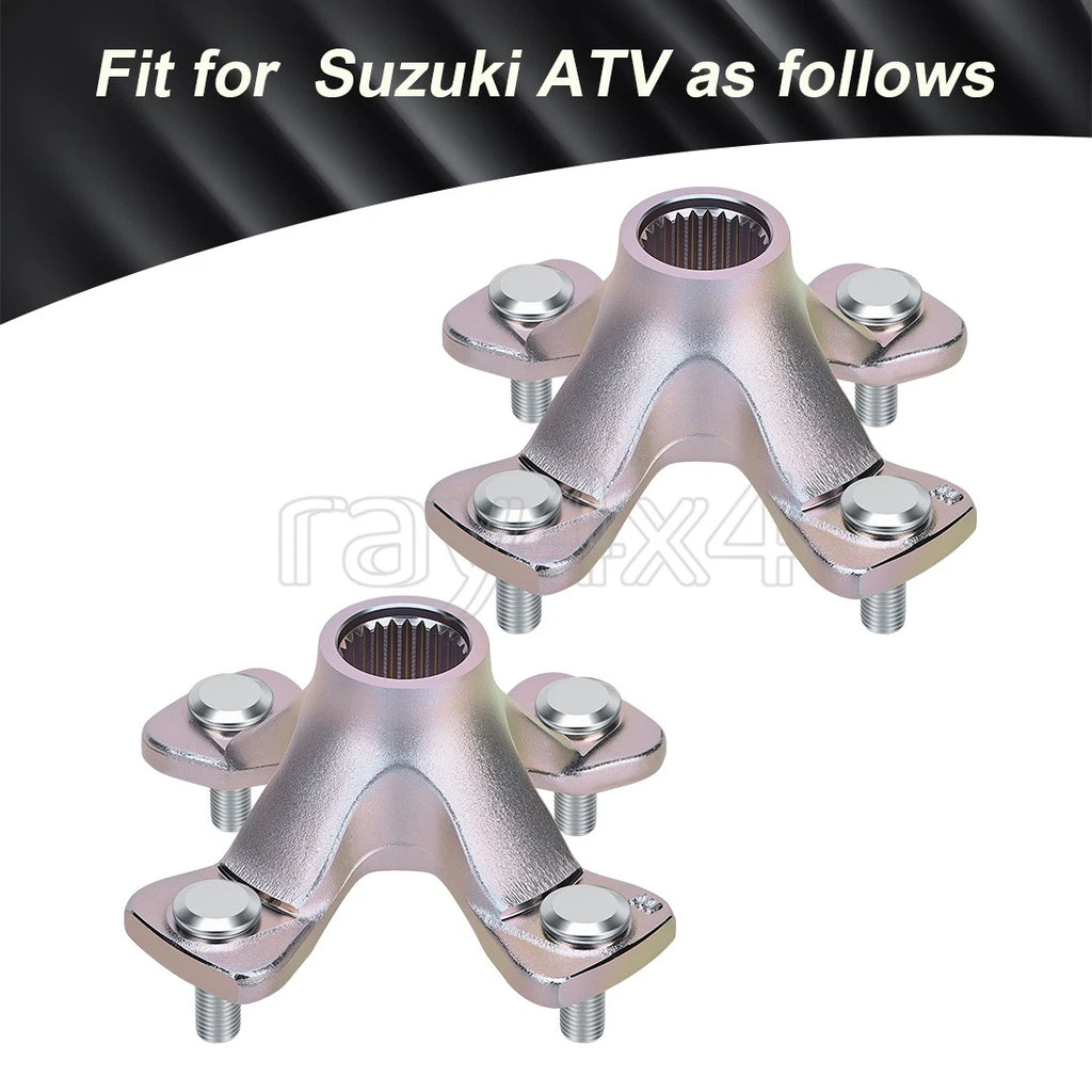 2 Rear Wheel Hubs for Suzuki QuadRacer LTR450 (2006–2009) QuadSport LTZ400 (2009–2014)