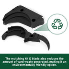 54" Lawn Mower Grass Mulching Kit Attachment w/Blades #BM20827 for John Deere