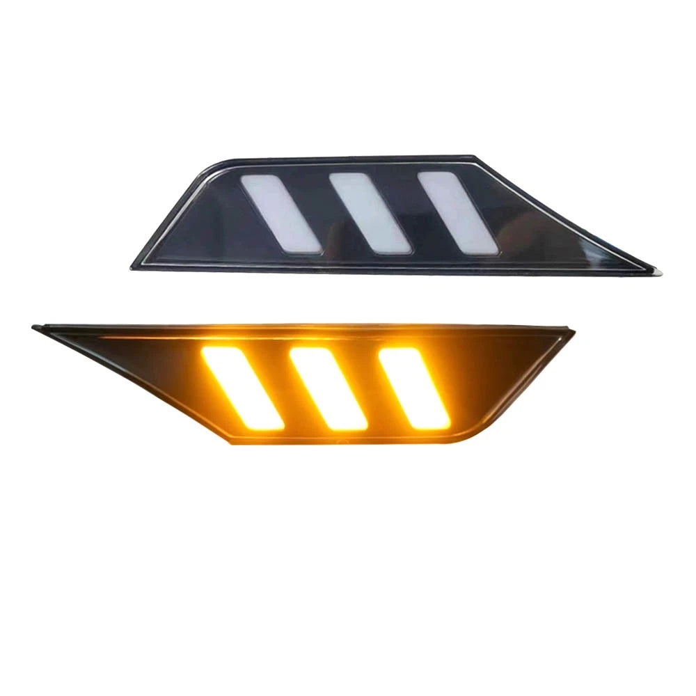 LED Blue & Amber Front Bumper Side Marker Light for Honda Civic (2016–2021)