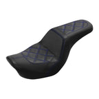 Rider Driver Passenger Seat for Harley Low Rider Wide Glide Street Bob (2006–2017)