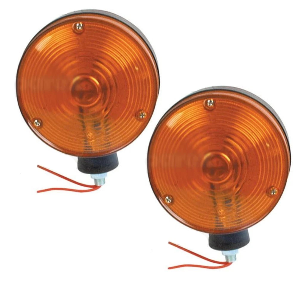 2X 12V Rear Amber Light for Allis Chalmers (Replaces ELJ50-0376)