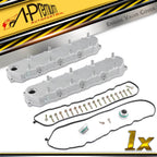 Silver Engine Valve Covers for Chevy LT Gen V 6.2L (2014–2023)