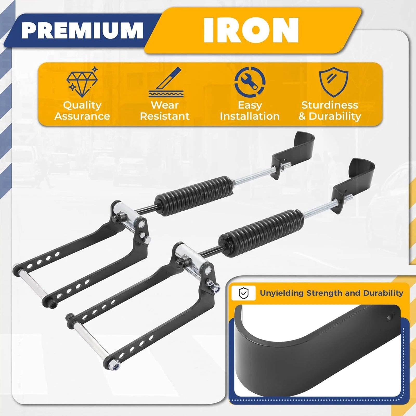 HD Leaf Spring Helper Kit for Ford F150 4WD (2009–2023)