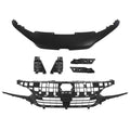 Front Bumper Upper Grille + Grill Cover Molding for Honda Civic Sport (2022–2024)