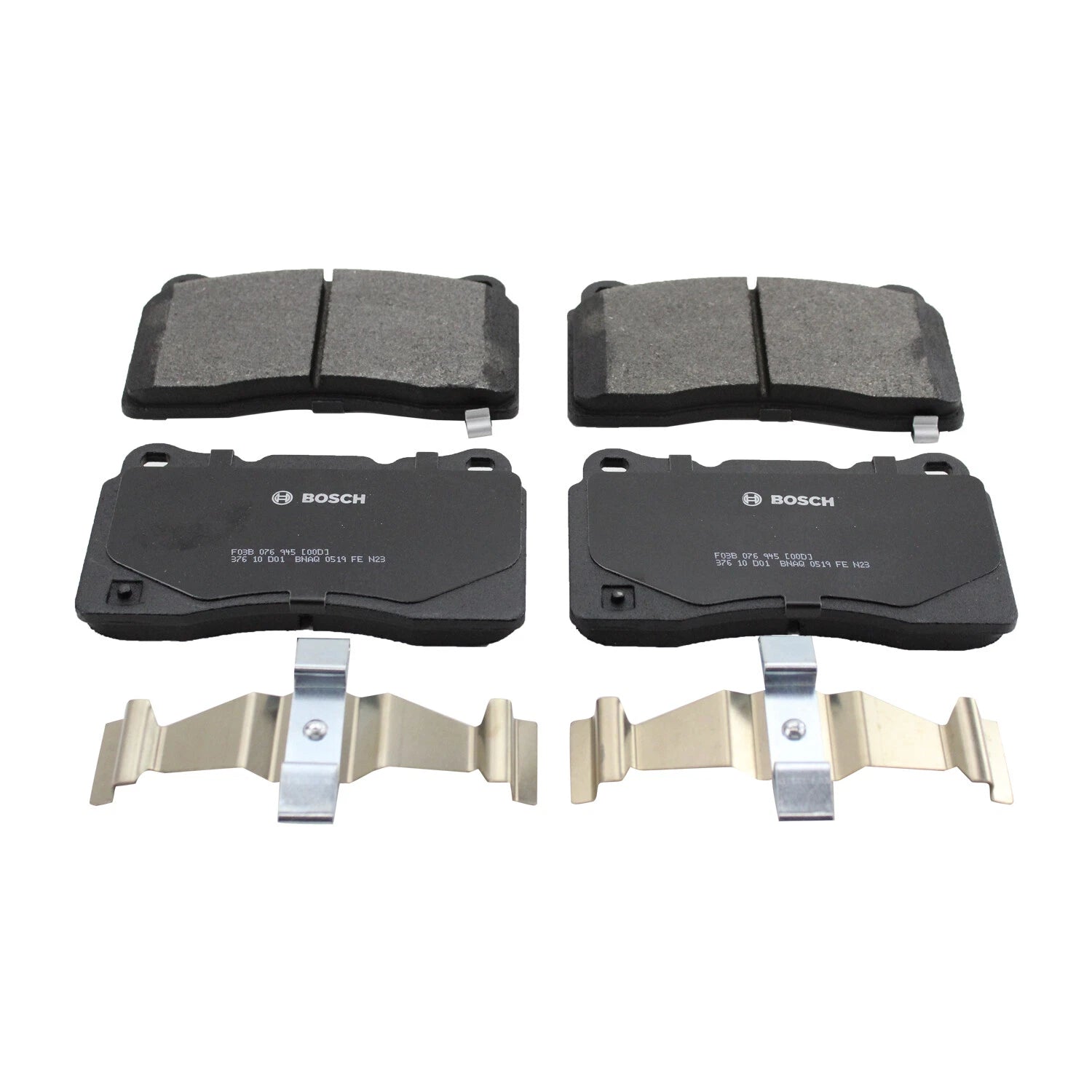 Set of 4 Bosch QuietCast Semi-Metallic Brake Pads for ATS Camaro Lancer BRZ