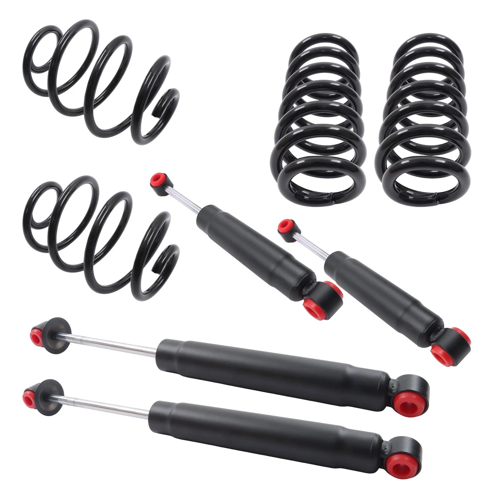 Set of 2 Front 3" Rear 4" Lowered Coil Springs for Chevy C10 (1963–1972)