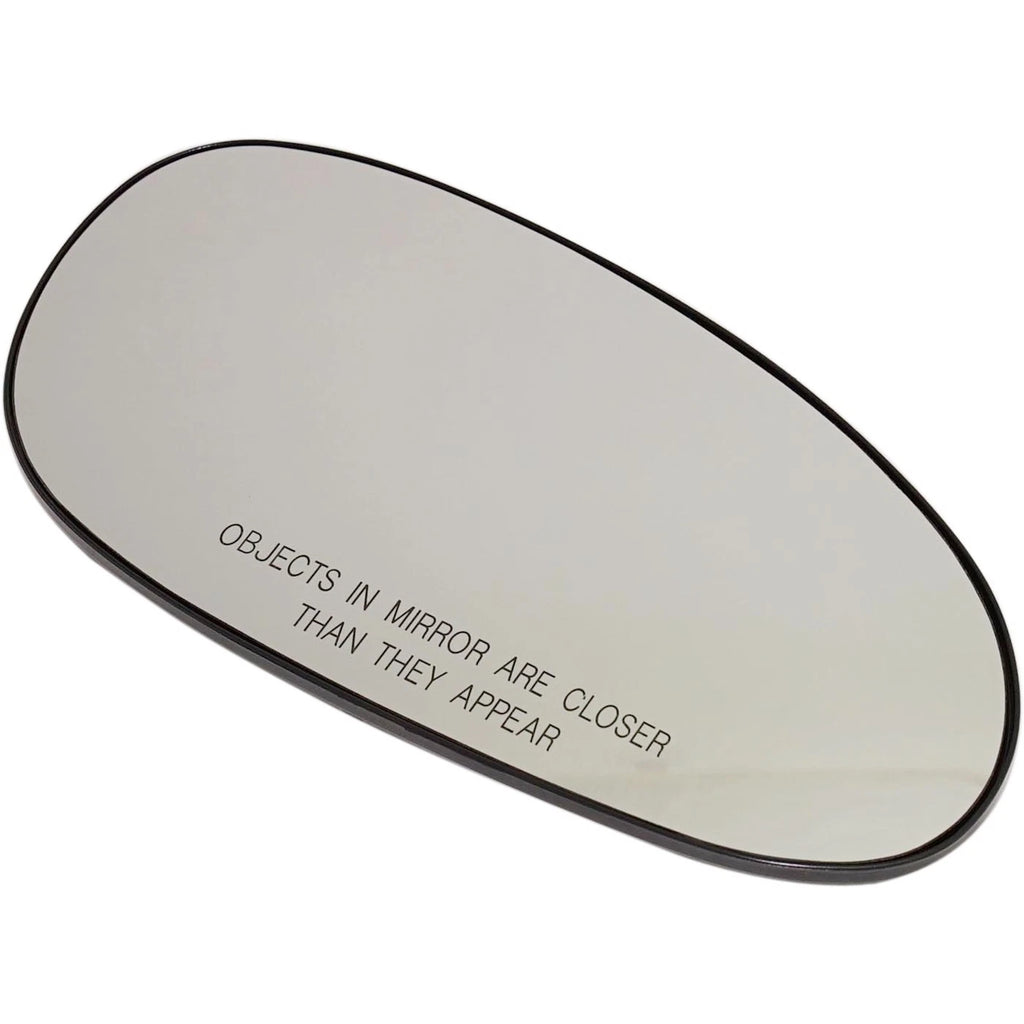 Mirror Glass for Buick Century (1997–2005) with Backing Plate, Passenger Side
