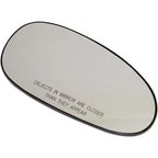 Mirror Glass for Buick Century (1997–2005) with Backing Plate, Passenger Side
