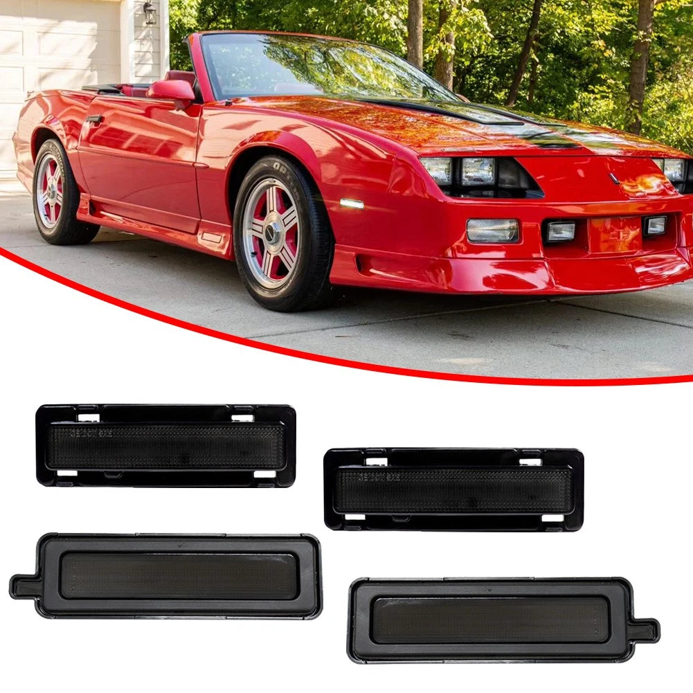 Smoke White LED Side Marker Lights for Pontiac Trans Am Firebird (1982–1992)