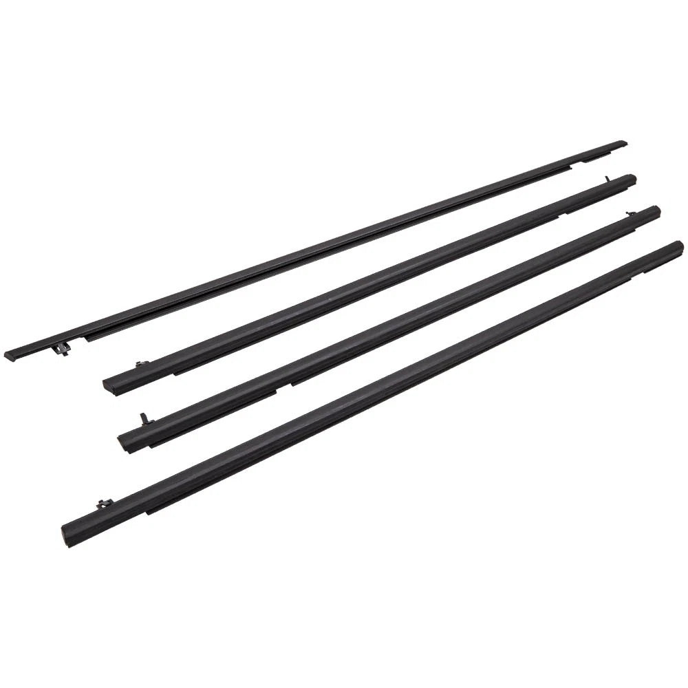 Set of 4 Weatherstrip Window Molding Seal Belt for Honda Civic (2006–2011)