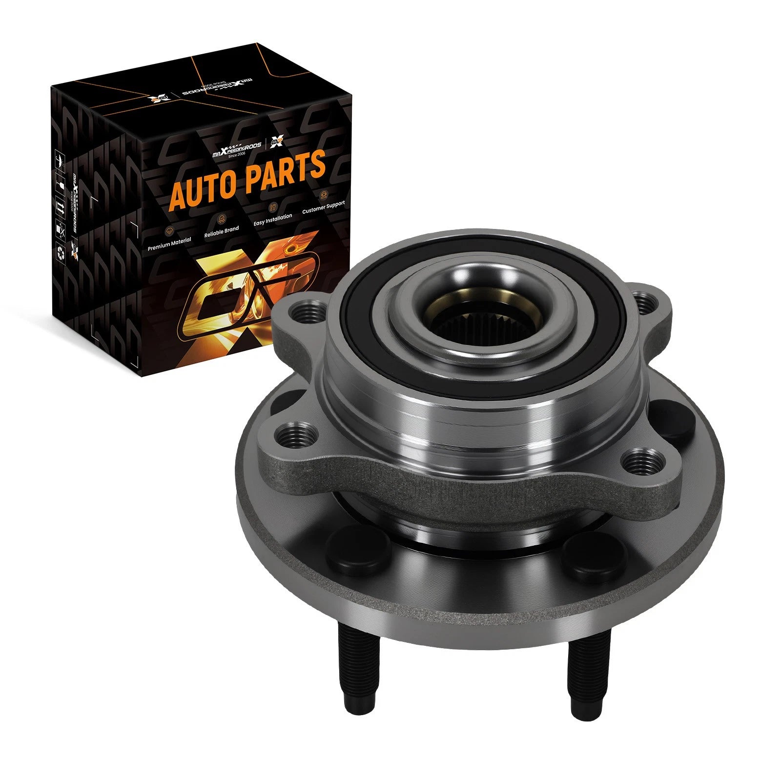 5-Lug Wheel Hub Bearing Assembly for Ford Flex Lincoln MKT (2009–2019) 513275 WE60539