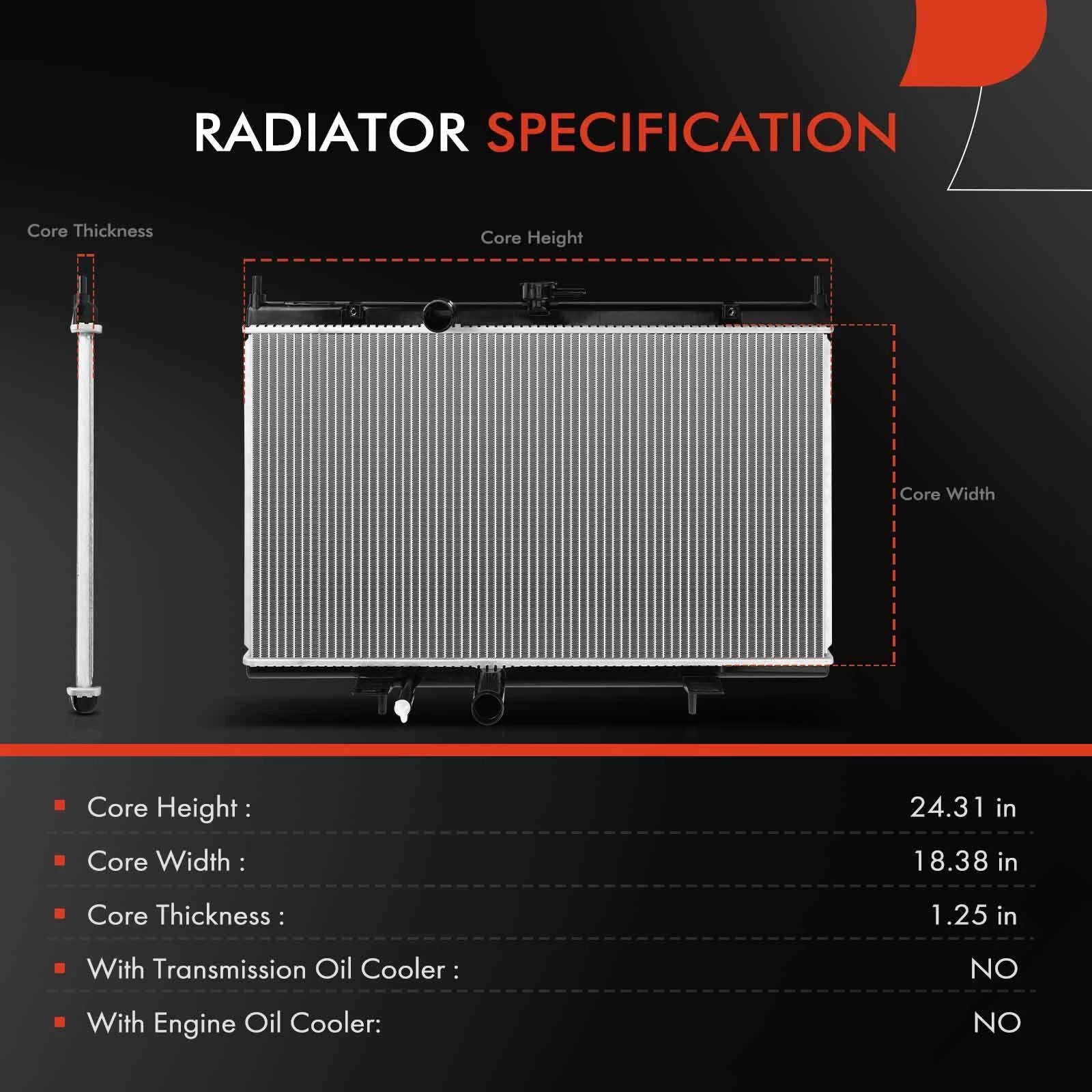 Aluminum Radiator for Nissan Sentra (2007-2012)