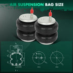 Rear Air Helper Spring Leveling Kit for Toyota Tundra (2007–2021)