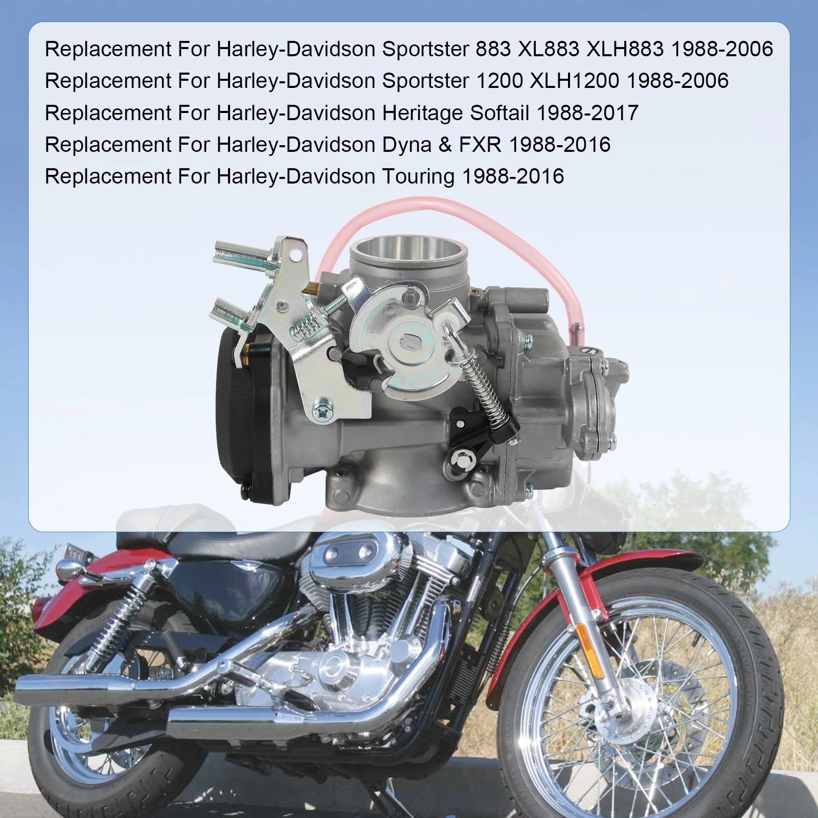 Carburetor Set for Harley Davidson Sportster XL883 (2004–2023)