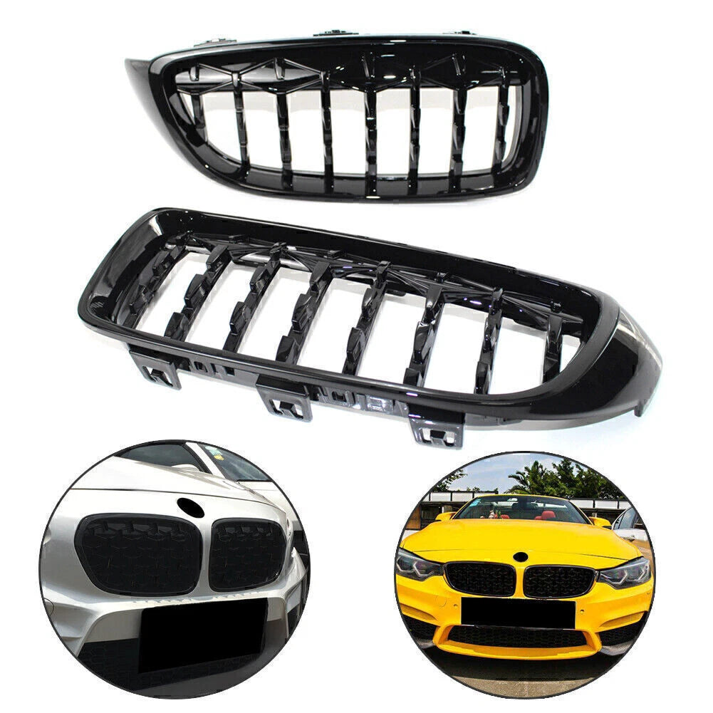 2X Front Grille for BMW 4-Series F32 F33 F36 (2014–2020)