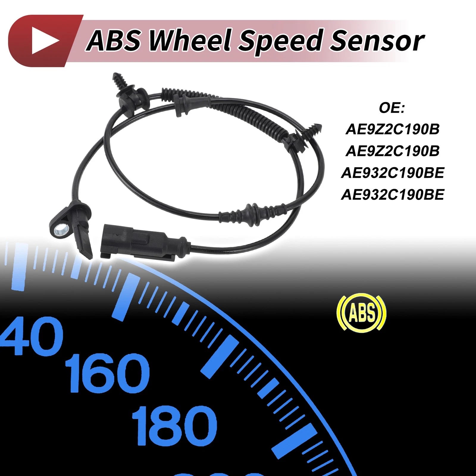 ABS Wheel Speed Sensor No.AE9Z2C190B for Ford Flex (2010–2019)