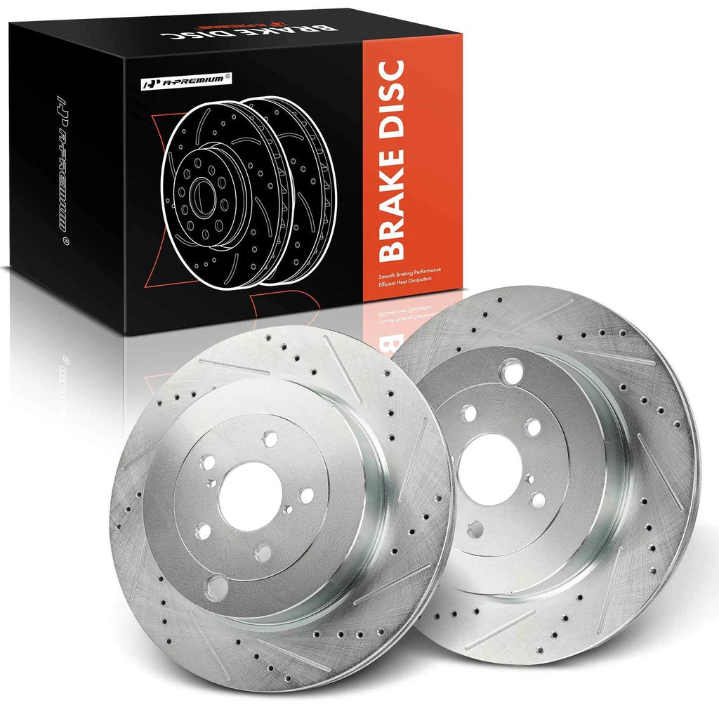 Drilled Brake Rotors for Subaru BRZ (2017–2020) Toyota 86 (2019–2020)