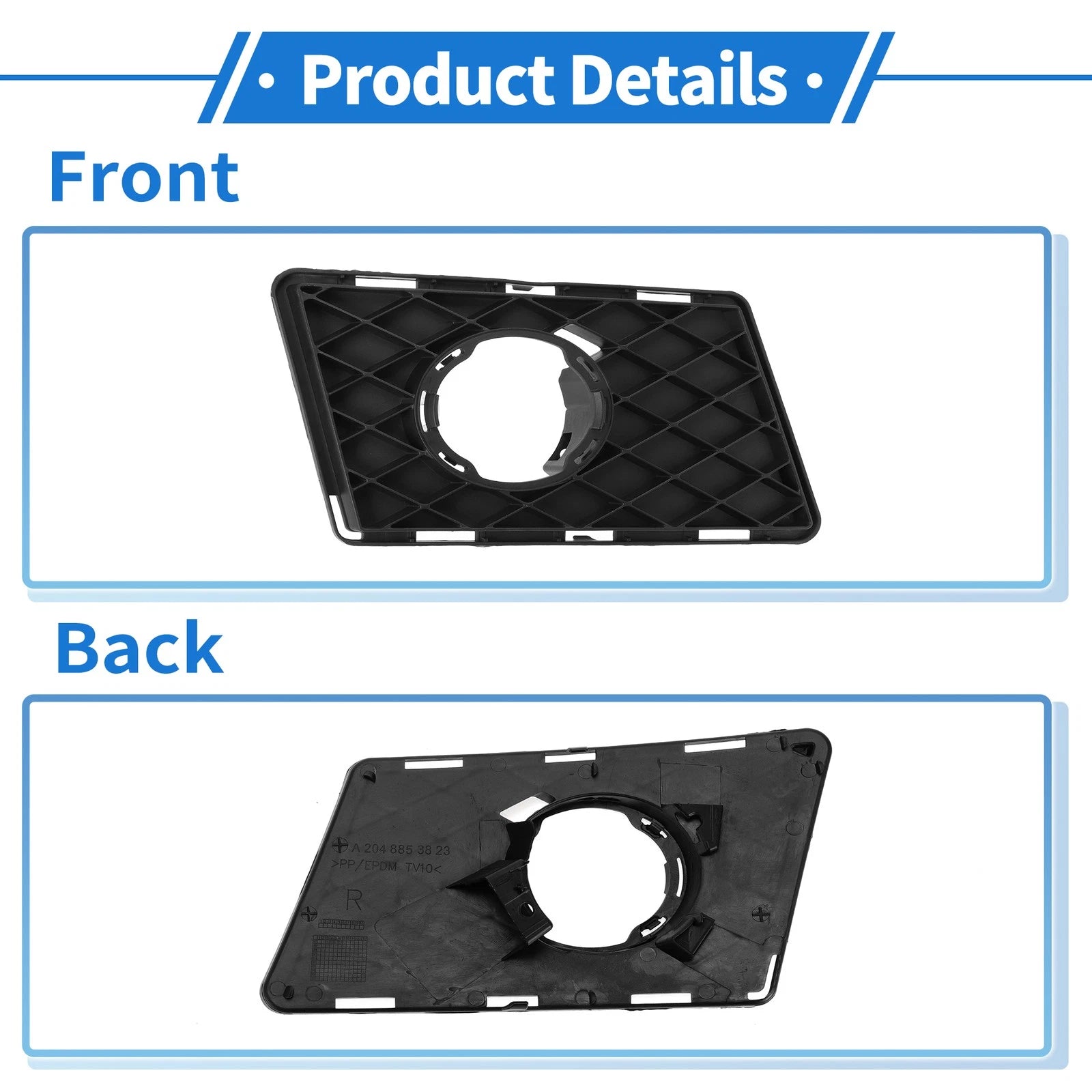 Fog Light Grill for Mercedes-Benz GLK-Class (2008–2015) No. 2048853823
