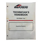 Gasoline Engines Technician's Handbook for MerCruiser (1994) 90-806535940