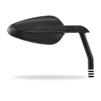Set of 2 Radar Mirrors for Harley Davidson (2010–2023) - Black