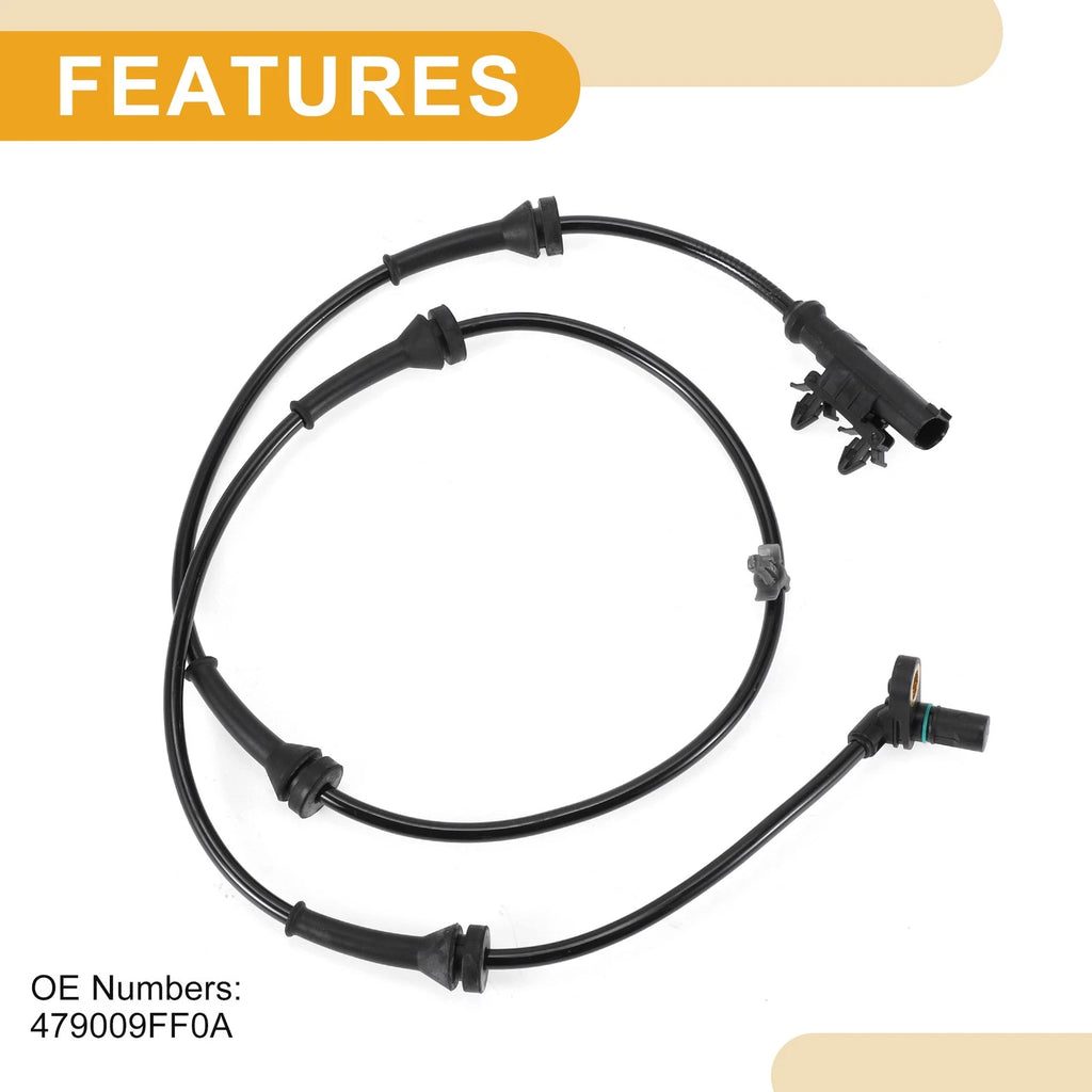 ABS Wheel Speed Sensor No. 479009FF0A for Nissan Armada (2012–2015) Rear Left Right