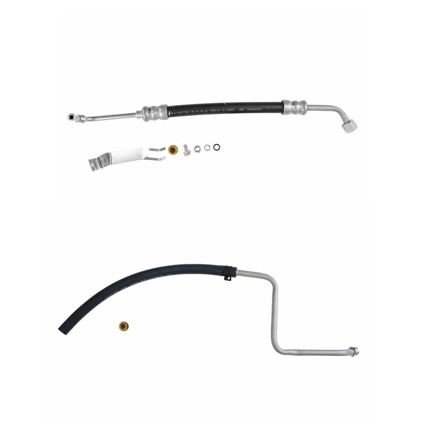 Sunsong Power Steering Pressure & Return Line Hose Kit for F-100 F-150 F-350 (1965–1996)