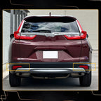 2X Red Rear Bumper Reflector for Honda CR-V (2017–2019)