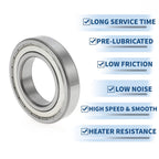 Deep Groove Ball Bearing P6 70x125x24mm for Scooter Skateboard (1 Pc)