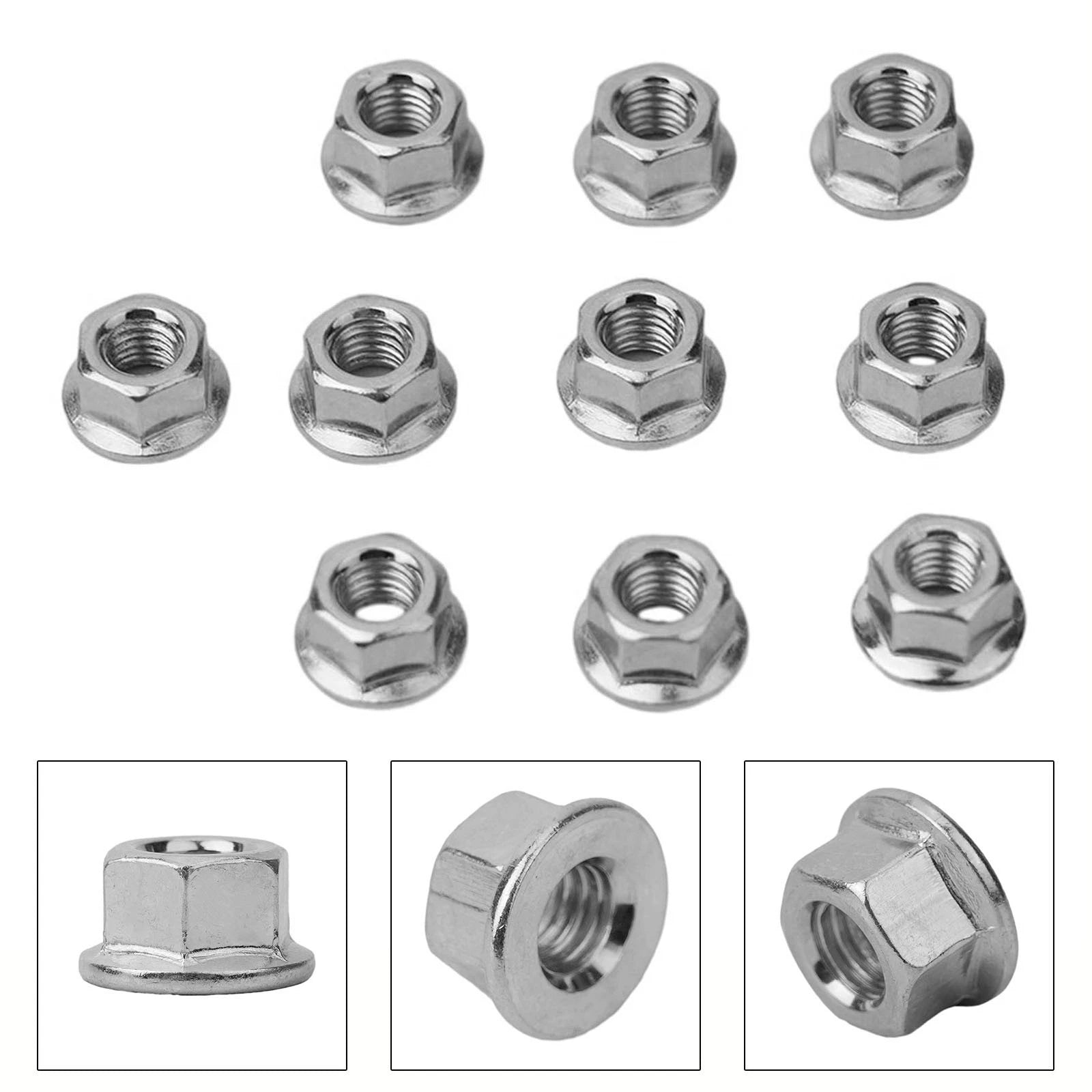Set of 10 M8 Bar Nuts for Various Applications