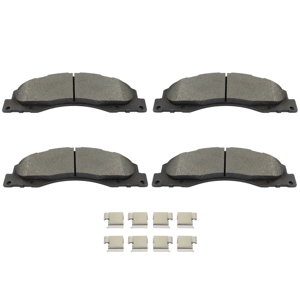 Front Brake Pads Kit for Ford E-350 E-450 Super Duty (2008–2021)