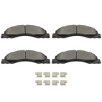 Front Brake Pads Kit for Ford E-350 E-450 Super Duty (2008–2021)