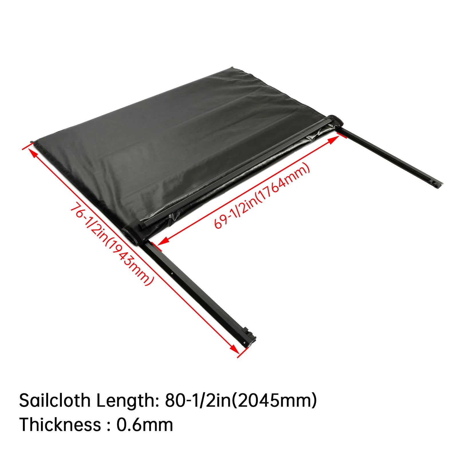Soft Roll-Up Tonneau Cover for Chevy Silverado/GMC Sierra 1500 (1988–2007)
