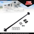 Trailer Axle 5 Lug 2000 lb with U-Bolt Kit (52" Hub Face Pitch)