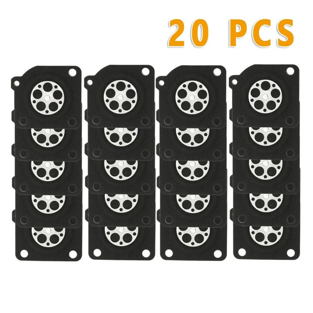 20PCS Carburetor Metering Diaphragm Repair Kit for Zama C1U (A015010)