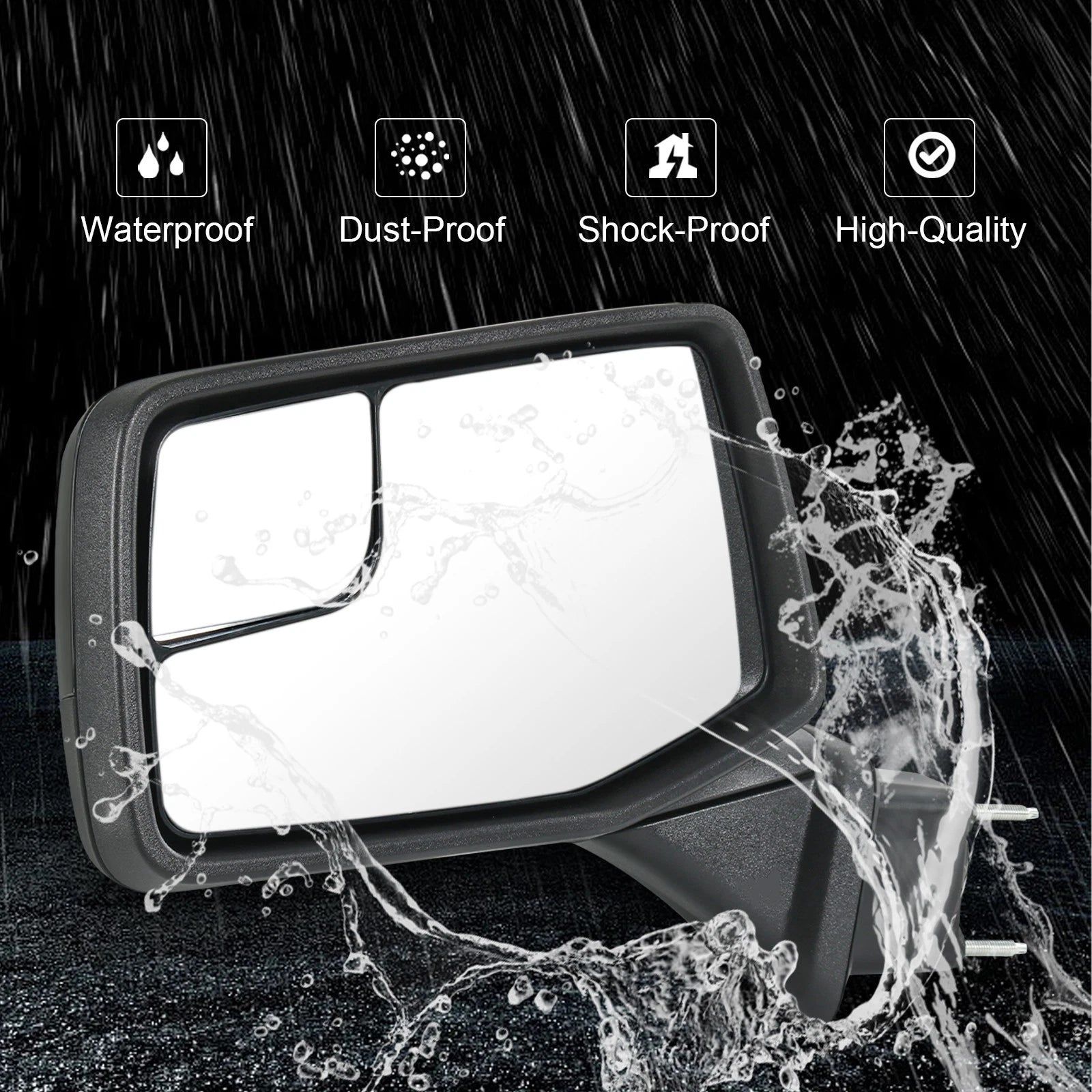 Driver Left Side Door Mirror for Chevrolet Silverado 1500 (2019-2025)