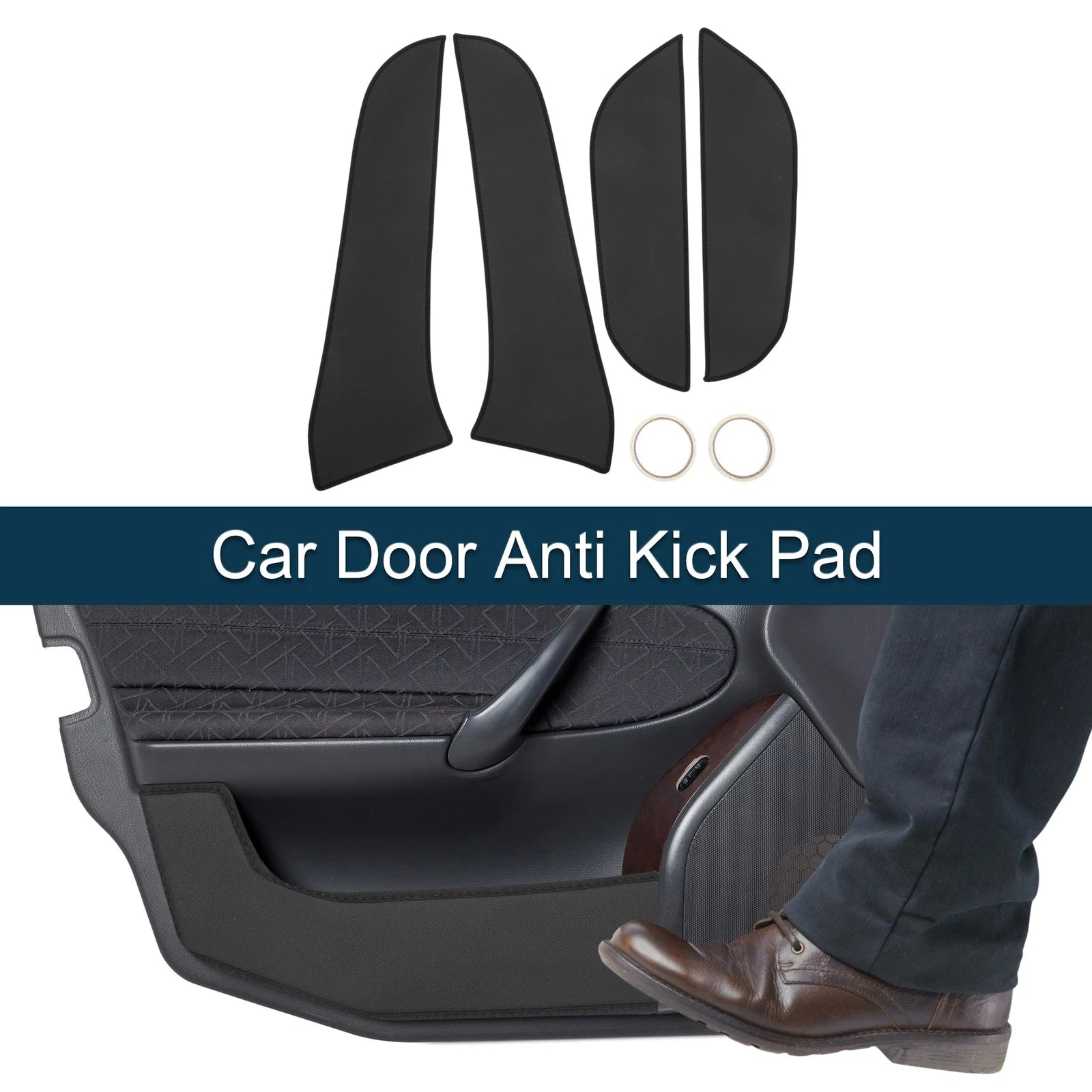 Set of 1 Car Door Anti Kick Pad Sticker Protector for Toyota RAV4 (2013–2019)