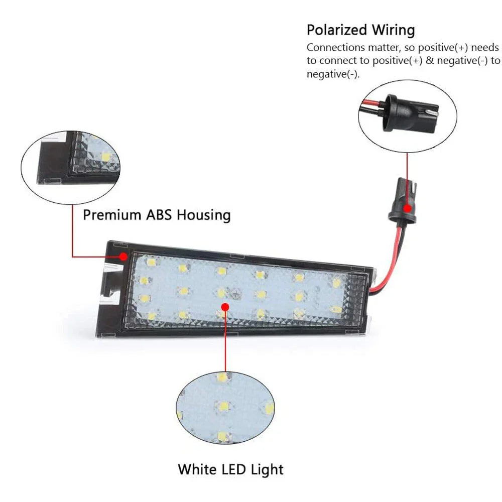 White LED License Plate Light for Cadillac CTS Sedan (2008-2010)