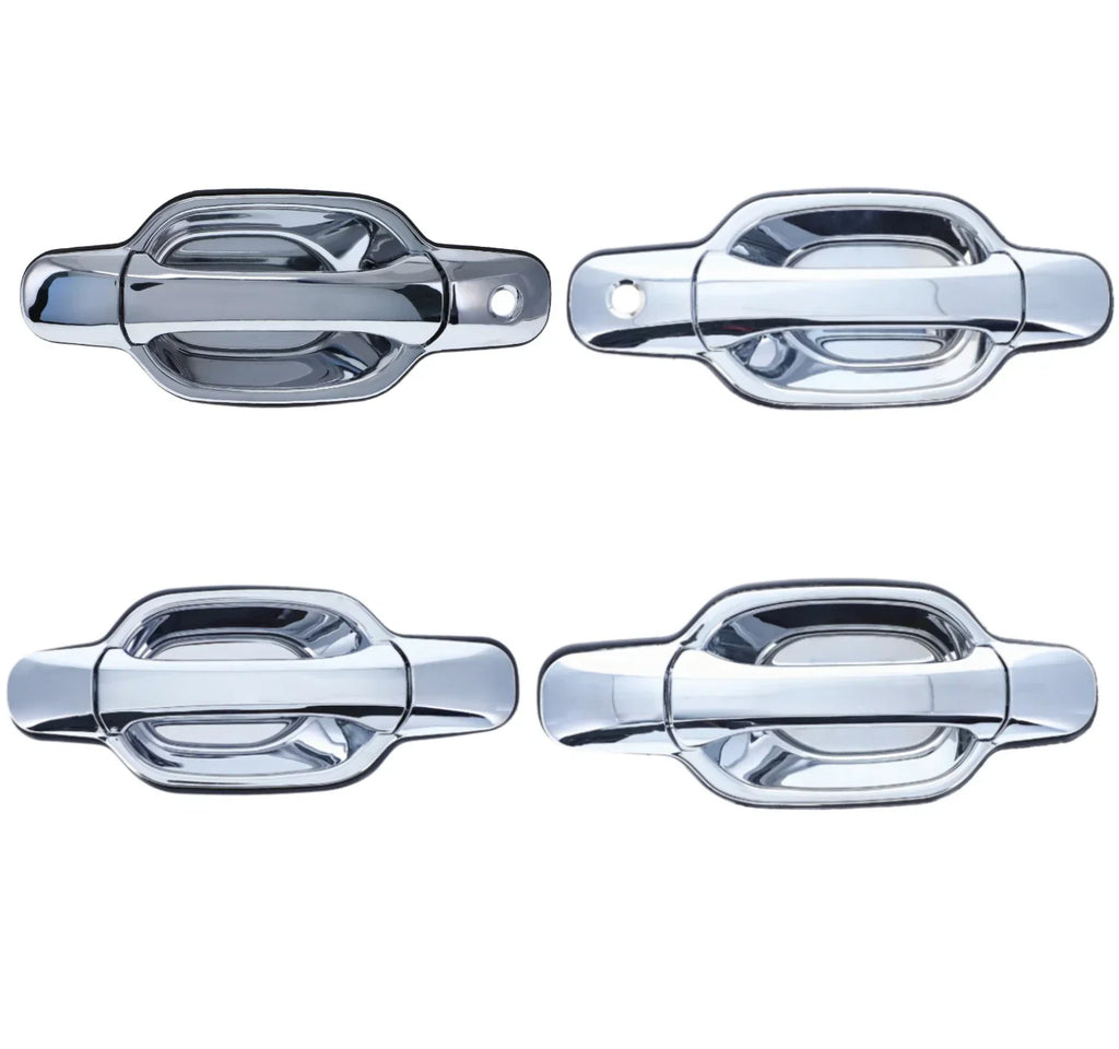 4pcs Chrome Outer Door Handle for Holden Rodeo RA/Colorado RC (2003–2012)