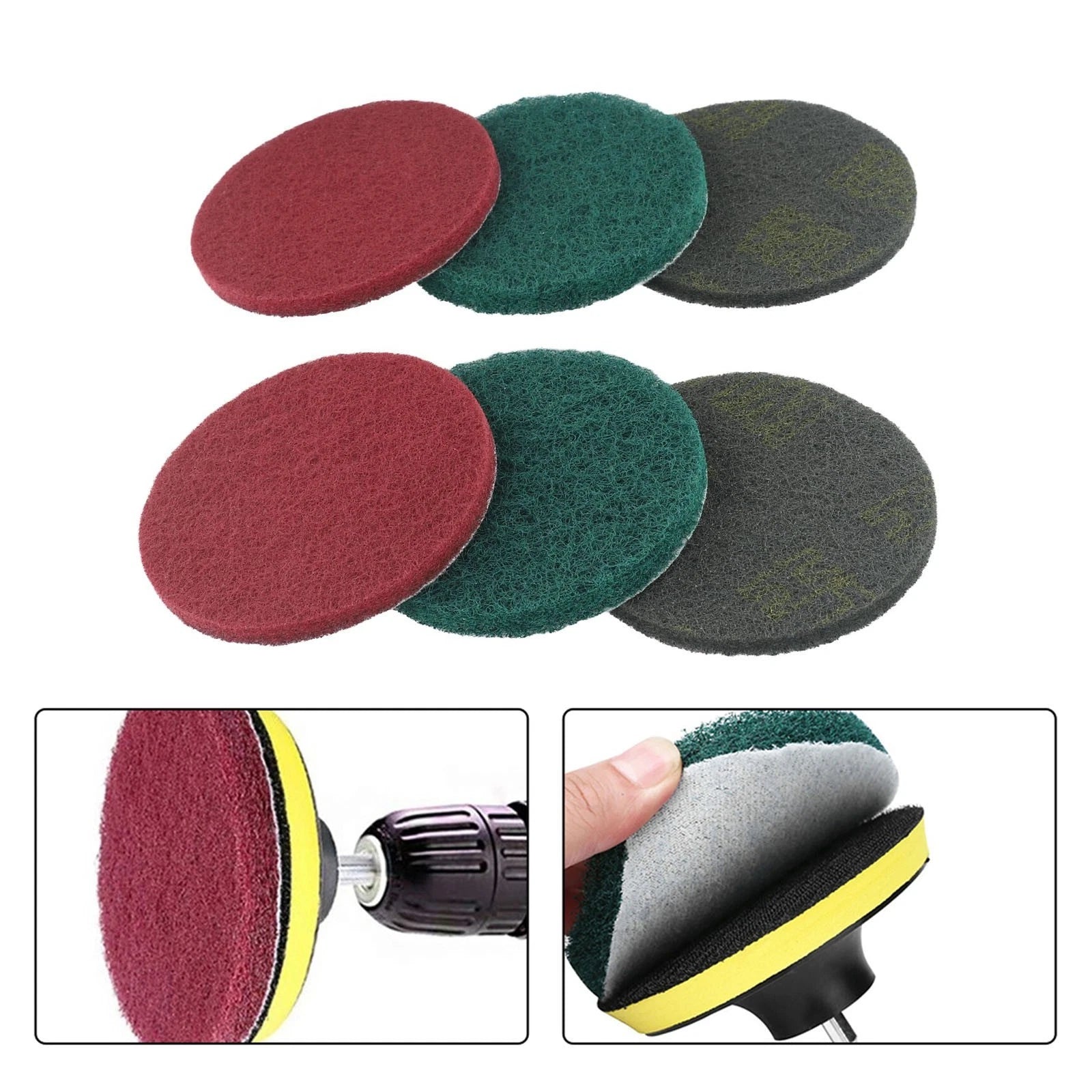 5 Inch Nylon Polishing Buffing Abrasive Pads for Automotive Detailing