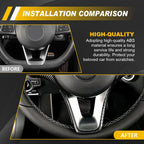Carbon Fiber Steering Wheel Trim for Benz C E GLC GLA CLA (2015â2023)
