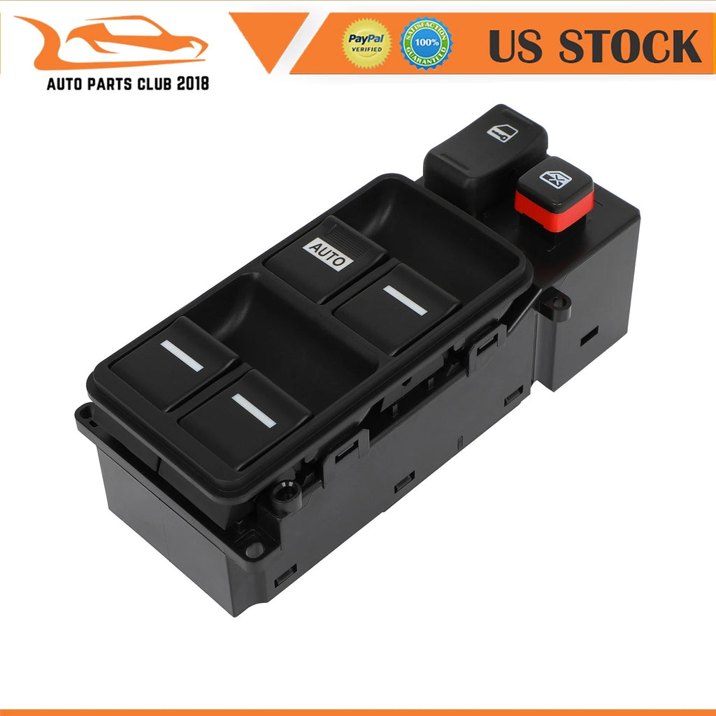 Power Window Switch for Honda Odyssey (2005–2010) Front Left 6 Buttons