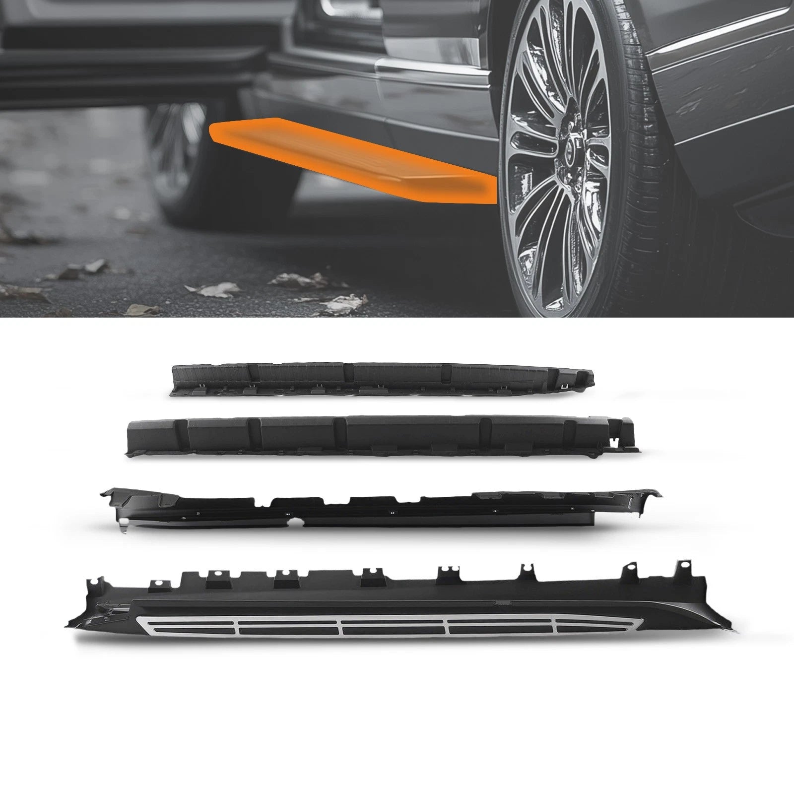 Running Boards Nerf Bars for BMW X5 G05 (2019–2023) Non-Slip Step Rails