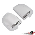 Set of 2 Chrome Front Bumper End Caps for Nissan Pickup (1995–1997)