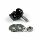 6x Black Skull License Plate Frame Screw Bolt T9 for Universal Motorcycle