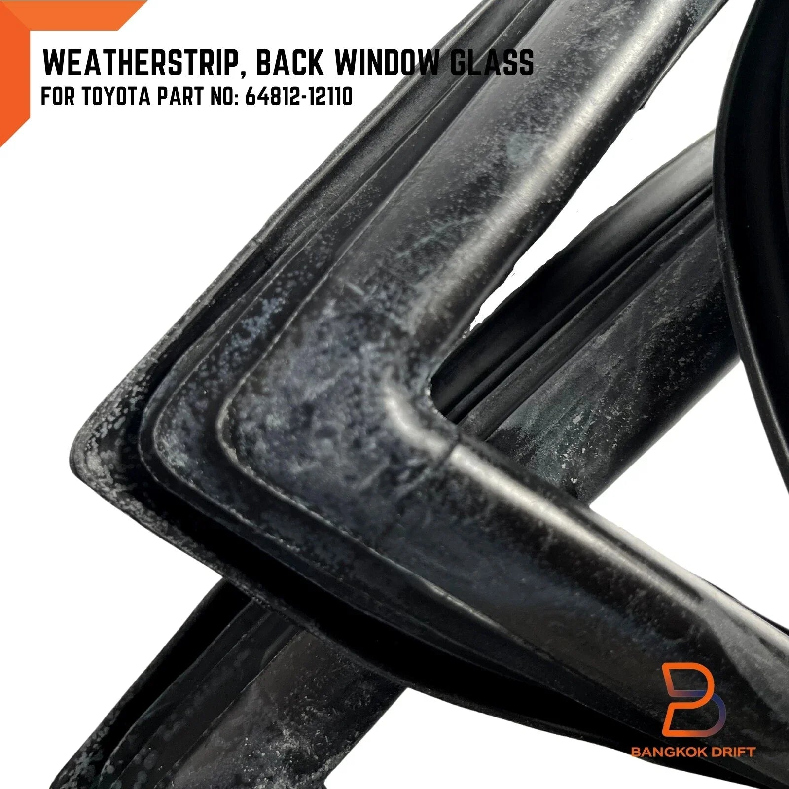 Rear Window Weatherstrip Seal for Toyota Corolla (1974-1979)