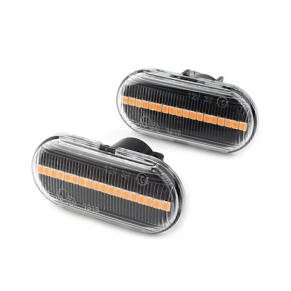 Dynamic Clear LED Side Marker Light for Smart Fortwo W453 (2015-2023)